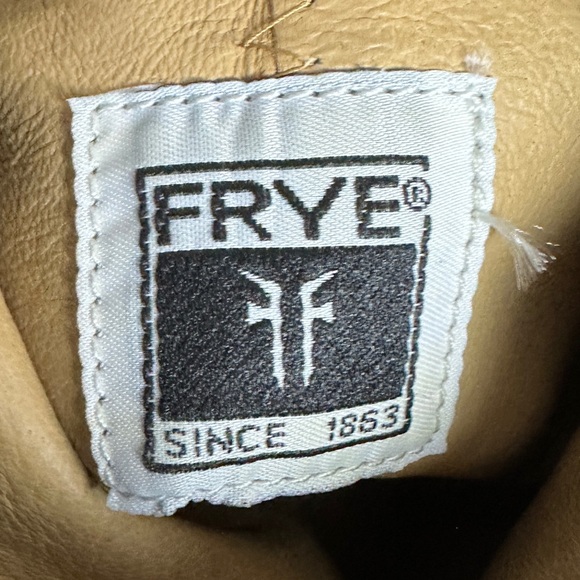 FRYE Shirley Black Leather Over the Knee Riding Boots Size 6.5 - Picture 10 of 13